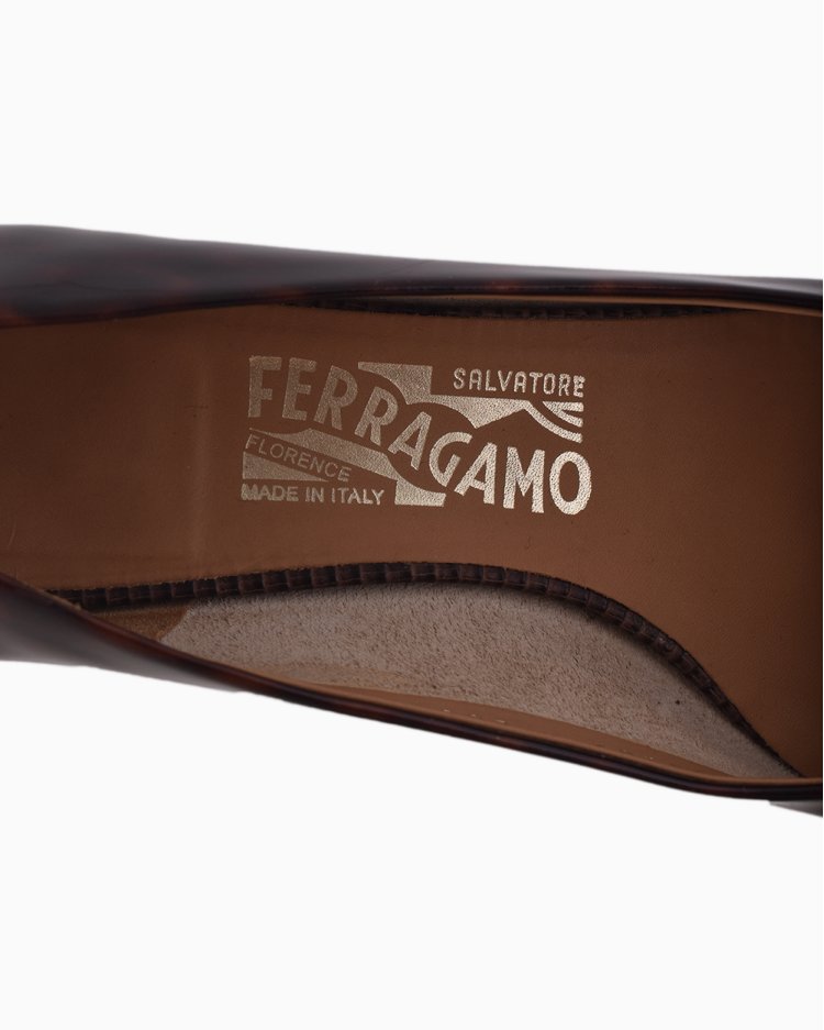 Sapatilha Salvatore Ferragamo Vara Tortoise